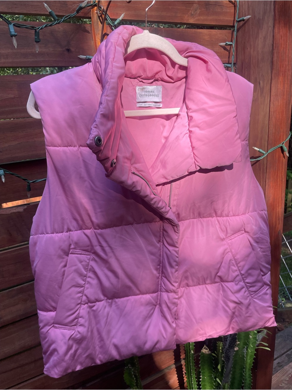 Urban Outfitters Pink Corinne Vest